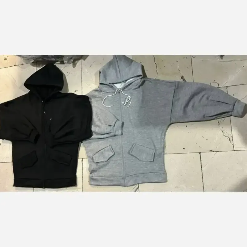سویشرت خفاشی دورس داخل کرکی فری سایز 36 تا 54