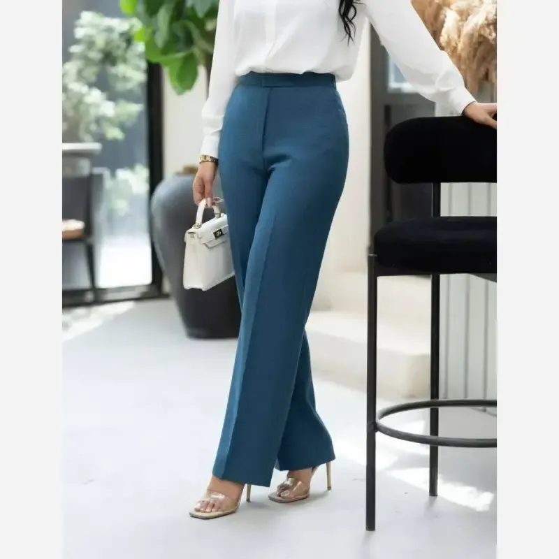 شلوار زنانه شانتون مدل مالین سایز بزرگ 40 تا 54 قد 115